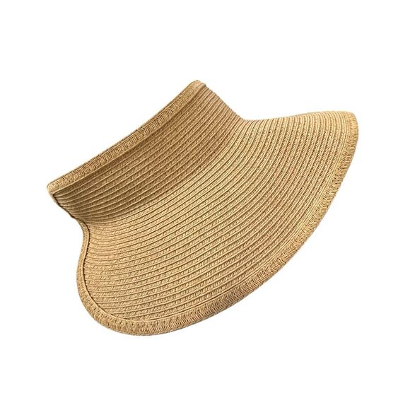 San Diego Hat Co. Paper Straw Sun Visor Hat One Size Wide Brim Adjustable - Picture 2 of 10